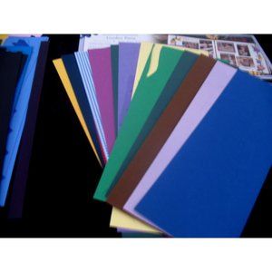 Creative Memories GARDEN PARTY & other  Die Cut Shapes and rickrack pieces